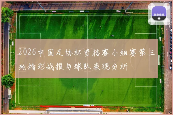 2026中国足协杯资格赛小组赛第三轮精彩战报与球队表现分析